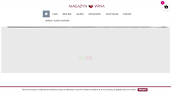 Desktop Screenshot of magazynwina.pl